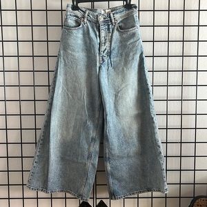 Free People Extra Wide Leg Jeans